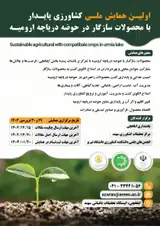 Poster of Sustainable agriculture with compatible crops in Urmia lake basin