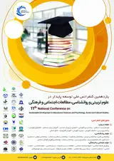 Poster of The 11th National Conference on Sustainable Development in Educational Sciences and Psychology, Social and Cultural Studies