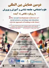 Poster of The second international conference of sociology, social sciences and education with the approach of looking to the future