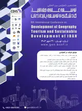 Poster of the eighth International Conference on the Development of Geography, Tourism and Sustainable Development of IRAN