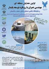 Poster of The First Regional Conference of Civil Engineering With Sustainable Development Approach