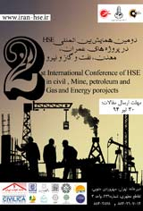 Poster of 2st International Conference of HSE in Civil, Mine, Petroleum and Gas Energy Projects
