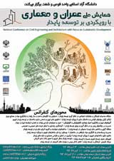 Poster of National Conference on Civil Engineering and Architecture with Focus on Sustainable Development