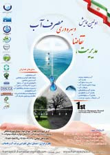 Poster of 1st Conference Management,Demand and Productivity of Water Use 