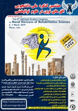 Poster of Eighth National Student Congress, New Horizons in Rehabilitation Sciences