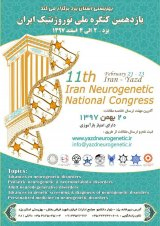 Poster of 11th National Iranian Neuroecognitive Conference