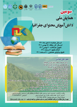 Poster of The third national conference on the knowledge of teaching geography content