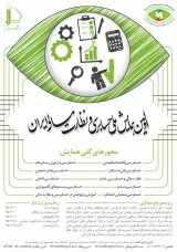 Poster of The first national conference on auditing and financial supervision of Iran