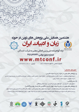 Poster of The 8th National Conference on Modern Research in Language and Literature of Iran