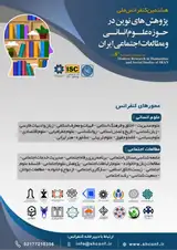 Poster of The 8th National Conference on Modern Research in Humanities and Social Studies of Iran