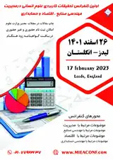 Poster of The first applied humanities research conference in management, industrial engineering, economics and accounting