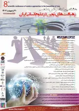 Poster of The 8th Scientific Conference on New Approaches in Iranian Human Sciences