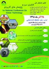 Poster of Ist National Conference on Green Tecnology
