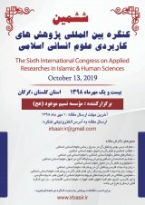 Poster of The National Congress on Islamic and Human Applied Sciences