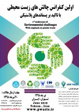 Poster of 1sd conference of Enviromental Challengs with emphasis on plastics waste