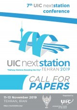 Poster of  7th edition of the UIC nextstation Conference