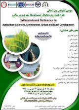 Poster of Third International Conference on Agriculture, Environment, Urban and Rural Development