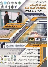 Poster of National conference on improvement and rebuilding of Organization and Businesses