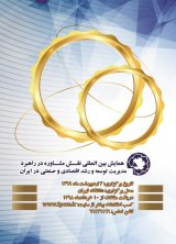 Poster of International Conference on the Role of Consultation in the Strategy for Managing Development and Economic Growth in Iran