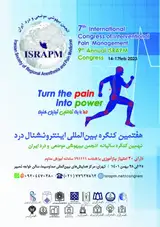 Poster of The 7th International International Pain Congress, the 9th Annual Congress of the Local Anesthesia and Pain Society of Iran