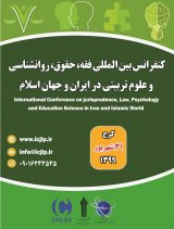 Poster of International Conference on jurisprudence, Law, Psychology and Education Science in Iran and Islamic World