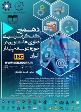 Poster of The 10th National Congress of the New Technologies in Sustainable Development of Iran