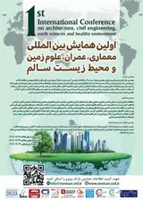 Poster of The first international conference on architecture, civil engineering, earth sciences and healthy environment