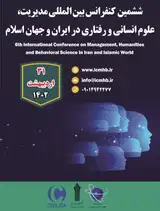 Poster of 6th International Conference on Management, Humanities and Behavioral Science in Iran and Islamic World