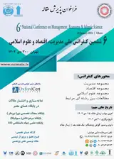 Poster of The 6th National Conference on Management, Economics and Islamic Sciences