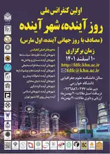 Poster of The first national conference of Future Day, Future City