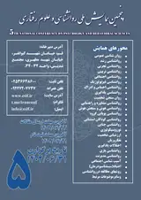 Poster of The 5th National Conference of Psychology and Behavioral Sciences