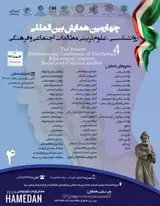 Poster of The 4th international conference of psychology, educational sciences, social and cultural studies