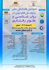 Poster of The 3rd National Conference of Modern Researches in Psychology and Behavioral Sciences