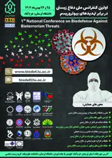 Poster of First National Conference on Biodefense Against Bioterrorism Threats