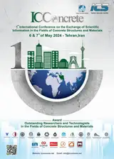 Poster of The first international conference on the exchange of scientific information in the field of concrete materials and structures