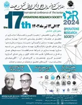 Poster of 17th international conference of the Iranian operation research society