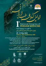 Poster of 1st National Congress of Persian Medicine