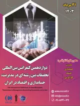 Poster of 12th International Conference on Interdisciplinary Researches in Management Accounting and Economics in Iran