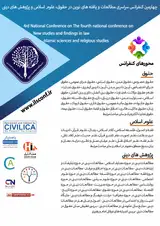 Poster of 4rd National Conference on The fourth national conference on New studies and findings in law, Islamic sciences and religious studies