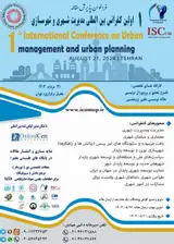 Poster of 1st International Conference on Urban management and urban planning