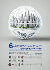 Poster of the 6th international conference on new technology in architecture engineering and town planning in Iran