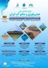 Poster of 1st National Conference on Hydrology and Water Resources of Iran