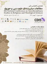 Poster of the eighth National Conference on Interdisciplinary Studies in Religious and Theological Sciences