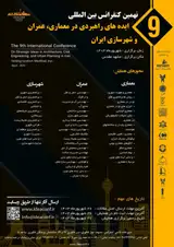 Poster of the 9th International Conference on Strategic Ideas in Architecture, Civil Engineering and Urban Planning in Iran