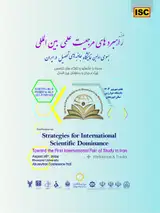 Poster of Strategies for International Scientific dominance the First International Fair of Study in Iran