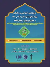 Poster of 12th International Conference on Religious Research, Islamic Science, jurisprudence and law in Iran and Islamic World