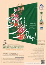 Poster of 5th.International Conference on Dimensions of Innovation in Islamic Arts and Crafts