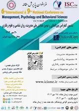 Poster of 6th International & 9th National Conference on Management, Psychology and Behavioral Sciences