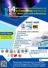 Poster of The 14th ECDC2025 international e-commerce conference with the approach of artificial intelligence, Internet of Things, business and metaverse