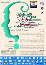 Poster of The second international conference of psychology, educational sciences, management and social sciences